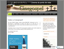 Tablet Screenshot of cinegospel.wordpress.com