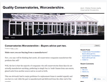 Tablet Screenshot of conservatoriesworcestershire.wordpress.com