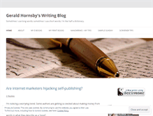 Tablet Screenshot of geraldhornsby.wordpress.com