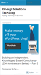 Mobile Screenshot of cinergisolutions.wordpress.com