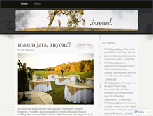 Tablet Screenshot of inspiredbyweddings.wordpress.com