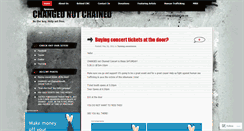 Desktop Screenshot of changednotchained.wordpress.com