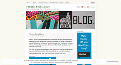 Desktop Screenshot of fabricasocial.wordpress.com