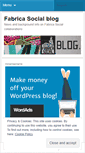Mobile Screenshot of fabricasocial.wordpress.com