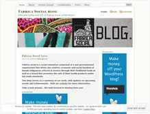 Tablet Screenshot of fabricasocial.wordpress.com