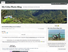 Tablet Screenshot of mycebuphotoblog.wordpress.com