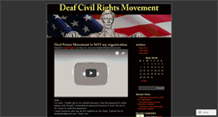 Desktop Screenshot of deafcivilrightsmovement.wordpress.com