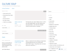 Tablet Screenshot of culturesoup.wordpress.com