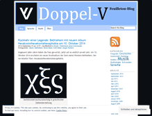 Tablet Screenshot of doppelv.wordpress.com