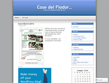 Tablet Screenshot of cosedelfiodor.wordpress.com