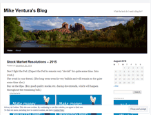 Tablet Screenshot of mike1ventura.wordpress.com
