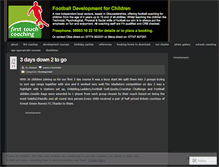 Tablet Screenshot of firsttouchcoaching.wordpress.com