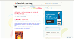 Desktop Screenshot of defabulous.wordpress.com