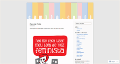 Desktop Screenshot of camiconti.wordpress.com