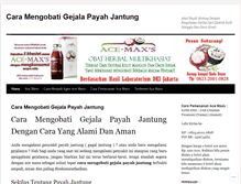 Tablet Screenshot of caramengobatigejalapayahjantung.wordpress.com