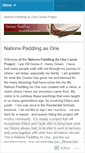 Mobile Screenshot of nationspaddling.wordpress.com