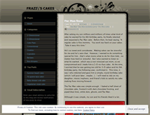 Tablet Screenshot of frazicake.wordpress.com