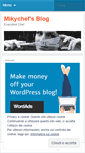 Mobile Screenshot of mikychef.wordpress.com
