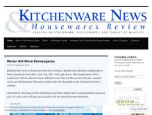 Tablet Screenshot of kitchenwarenews.wordpress.com