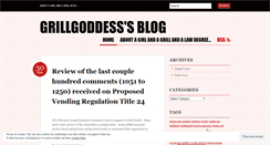 Desktop Screenshot of grillgoddess.wordpress.com