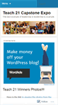 Mobile Screenshot of capstoneexpo.wordpress.com