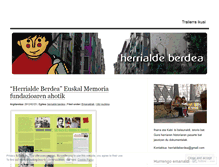 Tablet Screenshot of herrialdeberdea.wordpress.com