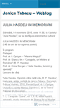 Mobile Screenshot of jenicatabacu.wordpress.com
