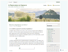 Tablet Screenshot of afrenchieingreece.wordpress.com