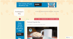 Desktop Screenshot of foodiepages.wordpress.com