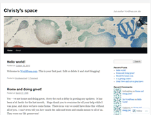 Tablet Screenshot of christypotter1234.wordpress.com