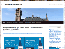 Tablet Screenshot of concursoequilibrium.wordpress.com