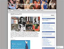 Tablet Screenshot of dearts2010.wordpress.com