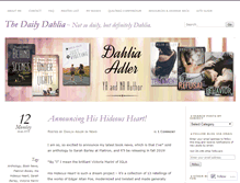 Tablet Screenshot of dailydahlia.wordpress.com