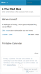 Mobile Screenshot of littleredbus.wordpress.com
