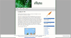 Desktop Screenshot of eflbytes.wordpress.com