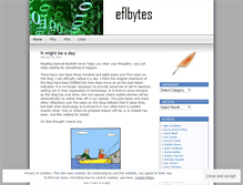 Tablet Screenshot of eflbytes.wordpress.com