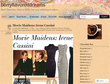 Tablet Screenshot of berryflavoreddreams.wordpress.com