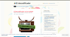 Desktop Screenshot of eldescodificador.wordpress.com