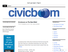 Tablet Screenshot of civicboom.wordpress.com