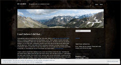 Desktop Screenshot of mygalibier.wordpress.com