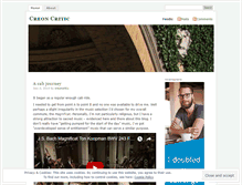 Tablet Screenshot of creoncritic.wordpress.com