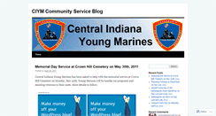 Desktop Screenshot of ciymcommunityservice.wordpress.com