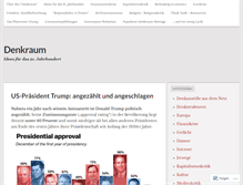 Tablet Screenshot of denkraum.wordpress.com