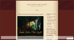 Desktop Screenshot of leanintothelight.wordpress.com