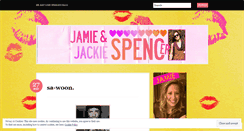 Desktop Screenshot of jamieandjackielovespencer.wordpress.com