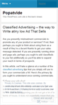Mobile Screenshot of popatvide.wordpress.com