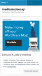 Mobile Screenshot of mediamadeeasy.wordpress.com
