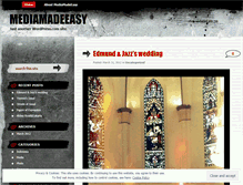 Tablet Screenshot of mediamadeeasy.wordpress.com
