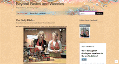 Desktop Screenshot of beanieweenies2010.wordpress.com