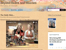 Tablet Screenshot of beanieweenies2010.wordpress.com